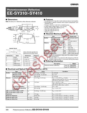EE-SY310 datasheet  